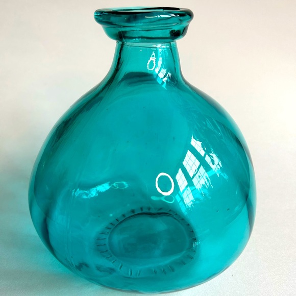 Vintage Accents Vidrios San Miguel Bulb Vase 0 Recycled Glass 7